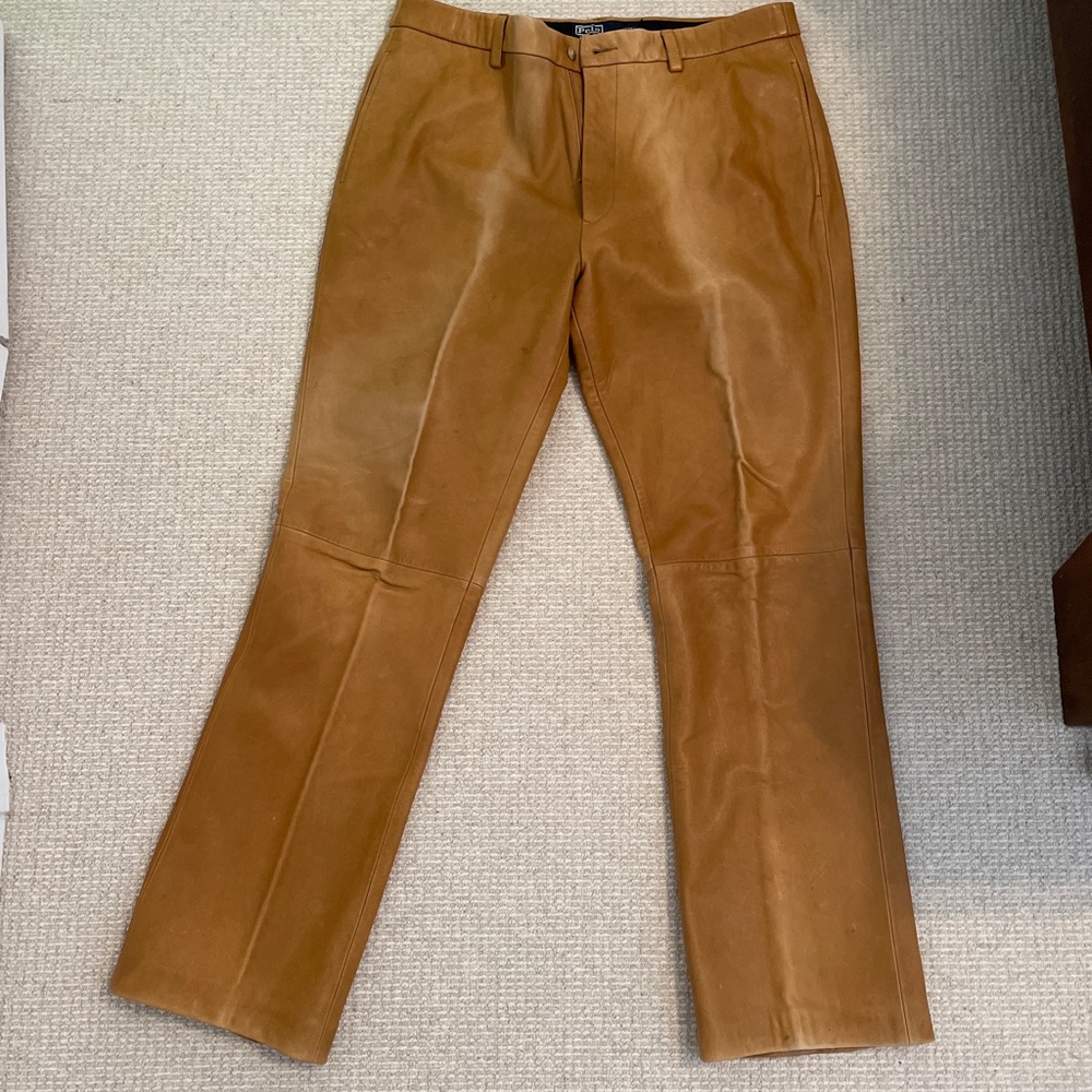 Vintage Ralph Lauren leather pants